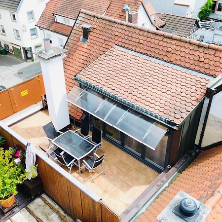 Amao-Green I 90Qm I Penthouse Maisonette Mit Rooftop I City Center I King-Size Betten Lahr  Dış mekan fotoğraf