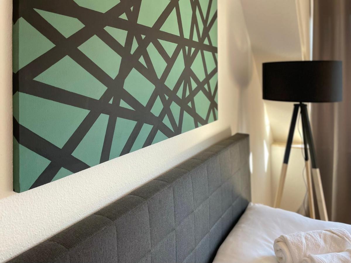 Amao-Green I 90Qm I Penthouse Maisonette Mit Rooftop I City Center I King-Size Betten Lahr  Dış mekan fotoğraf