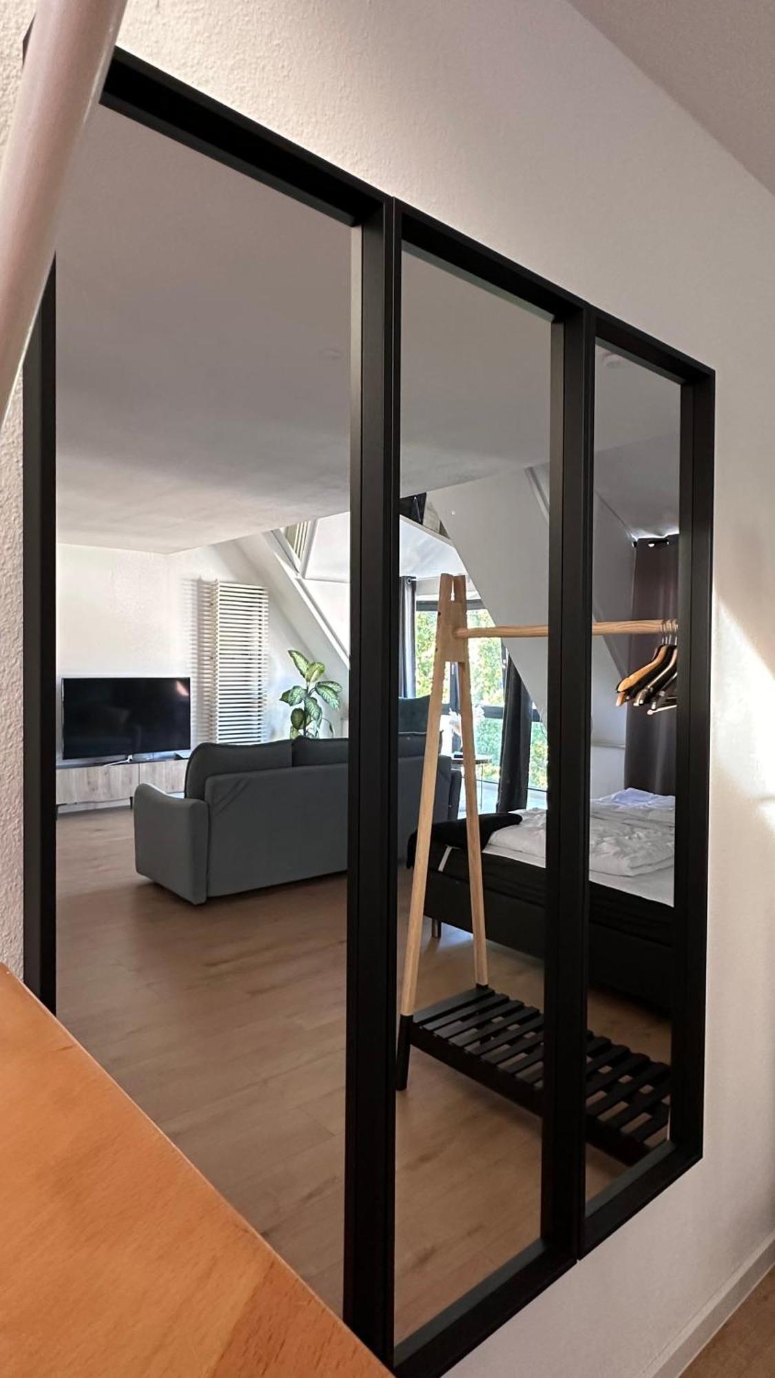 Amao-Green I 90Qm I Penthouse Maisonette Mit Rooftop I City Center I King-Size Betten Lahr  Dış mekan fotoğraf